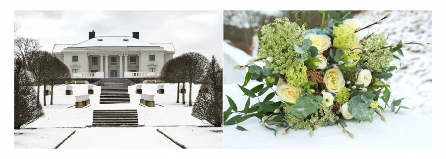 Gunnebo Slott Vinter Bröllop 